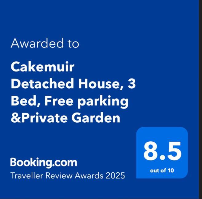 Cakemuir Detached House, 3 Bed, Free Parking &private Garden * Edinburgh
